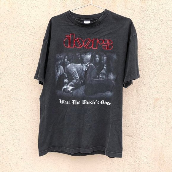 Alstyle Other - THE DOORS Vintage Embroidered Band Tee Shirt Men's XL